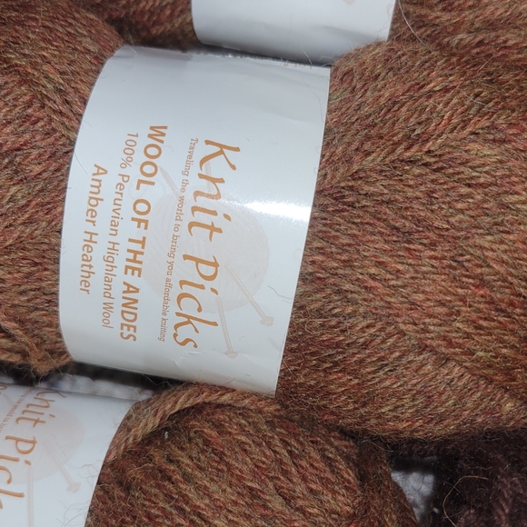 Assorted Wool Yarn Bundle - Brown and Orange Tones - Picture 5 of 11